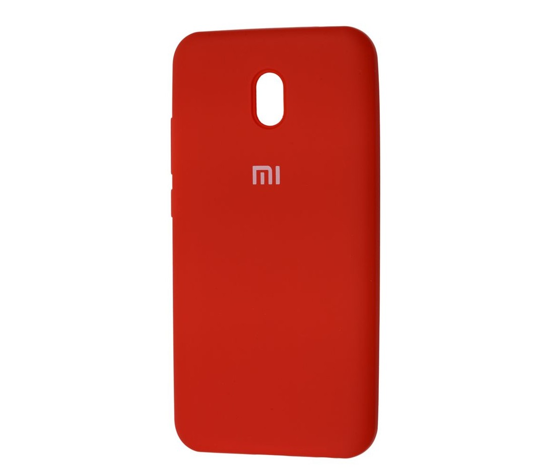 Накладка Silicone Cover full для Xiaomi Redmi 8A червоний-0