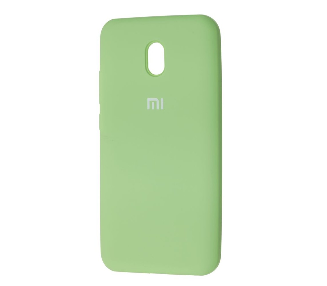 Накладка Silicone Cover full для Xiaomi Redmi 8A м`ятний-0