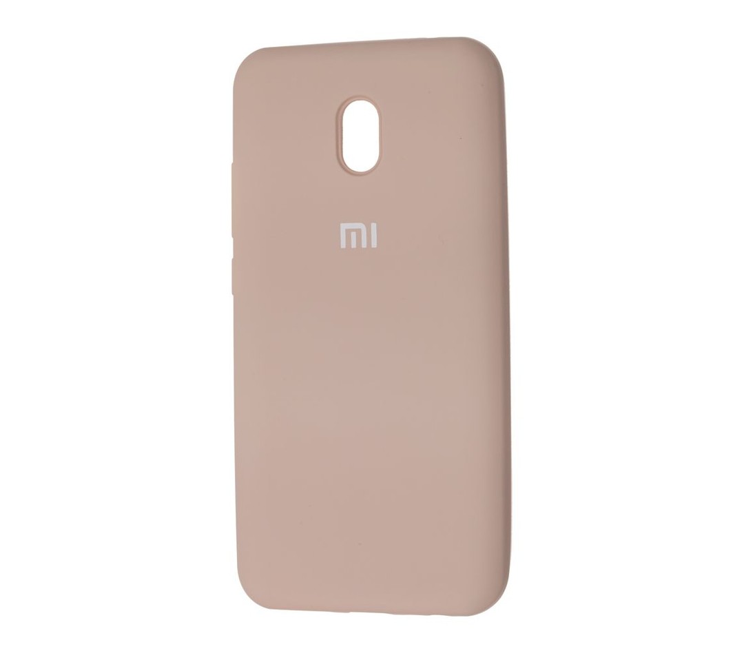 Накладка Silicone Cover full для Xiaomi Redmi 8A рожевий-0