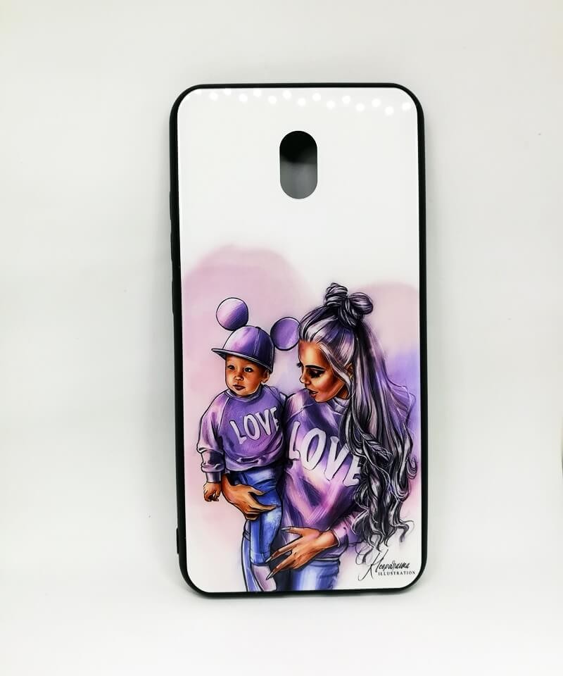 Чохол Girls Glass для Xiaomi Redmi 8A Love-0
