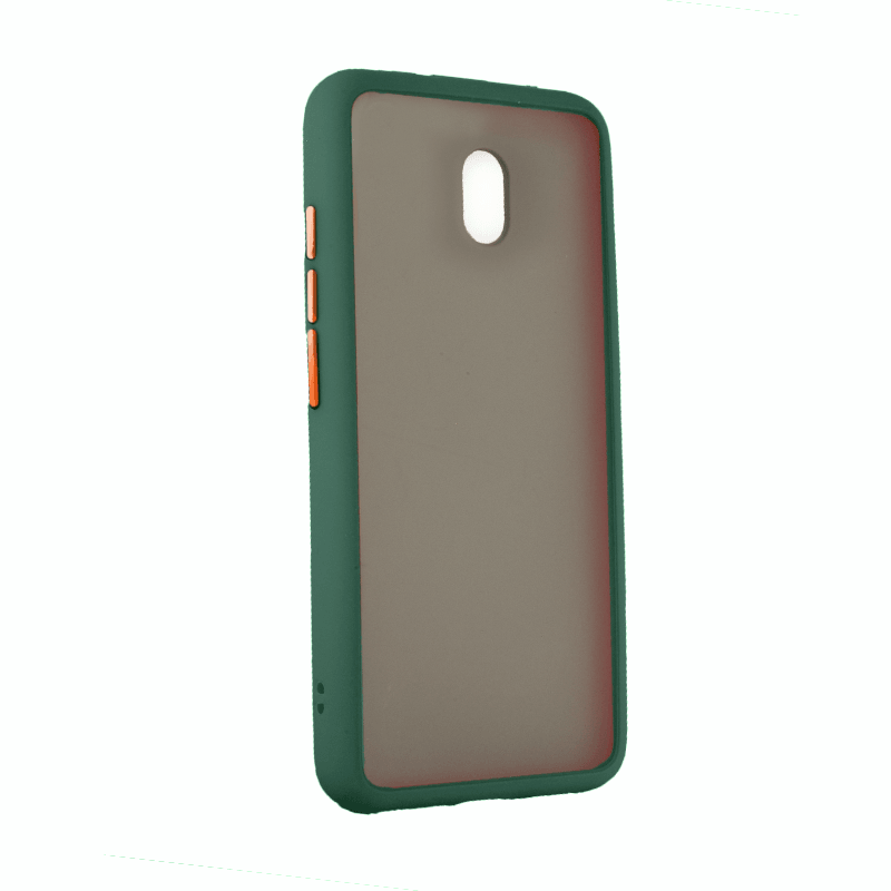 Накладка Totu Gingle для Xiaomi Redmi 8a зелений з червоними кнопками-0