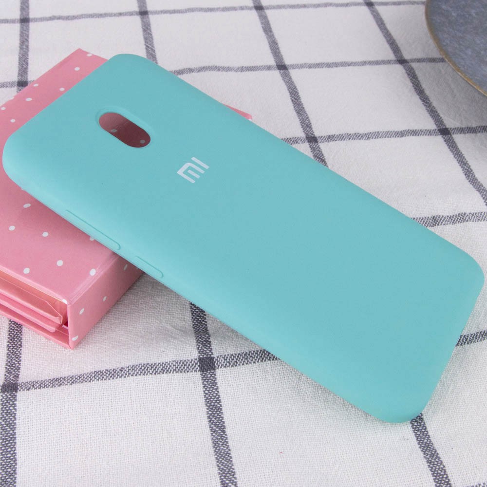 Silicone Cover Full Protective для Xiaomi Redmi 8A Ice Blue-1