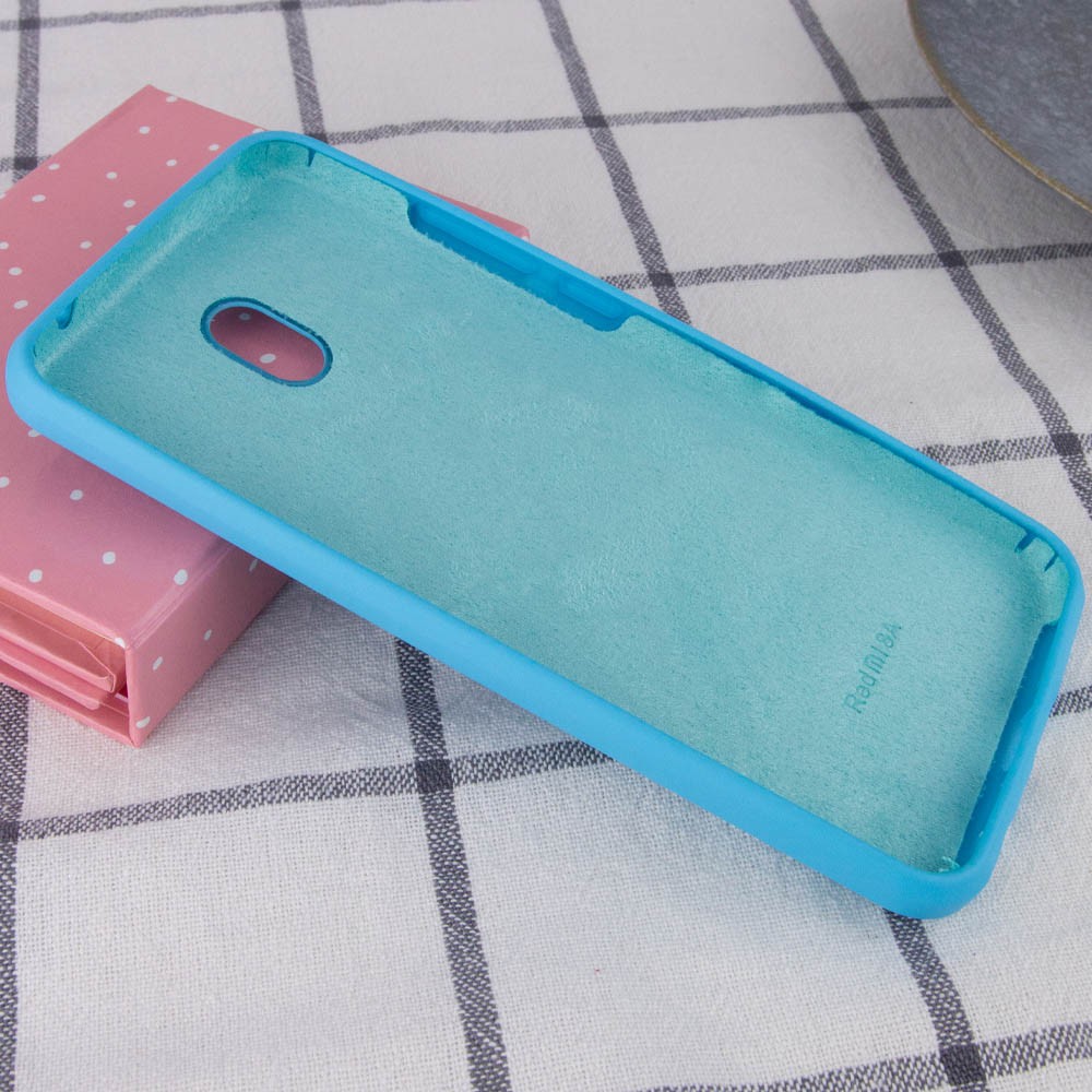 Silicone Cover Full Protective для Xiaomi Redmi 8A Light Blue-2