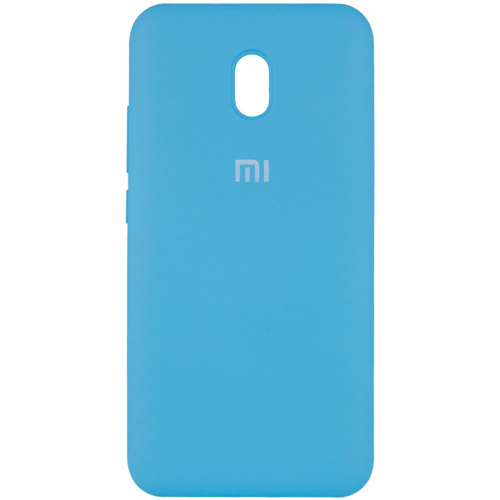 Silicone Cover Full Protective для Xiaomi Redmi 8A Light Blue-0