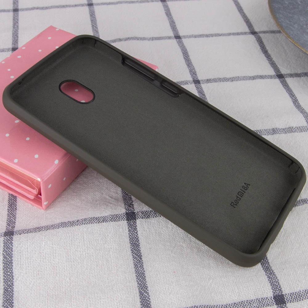 Silicone Cover Full Protective для Xiaomi Redmi 8A Olive-2