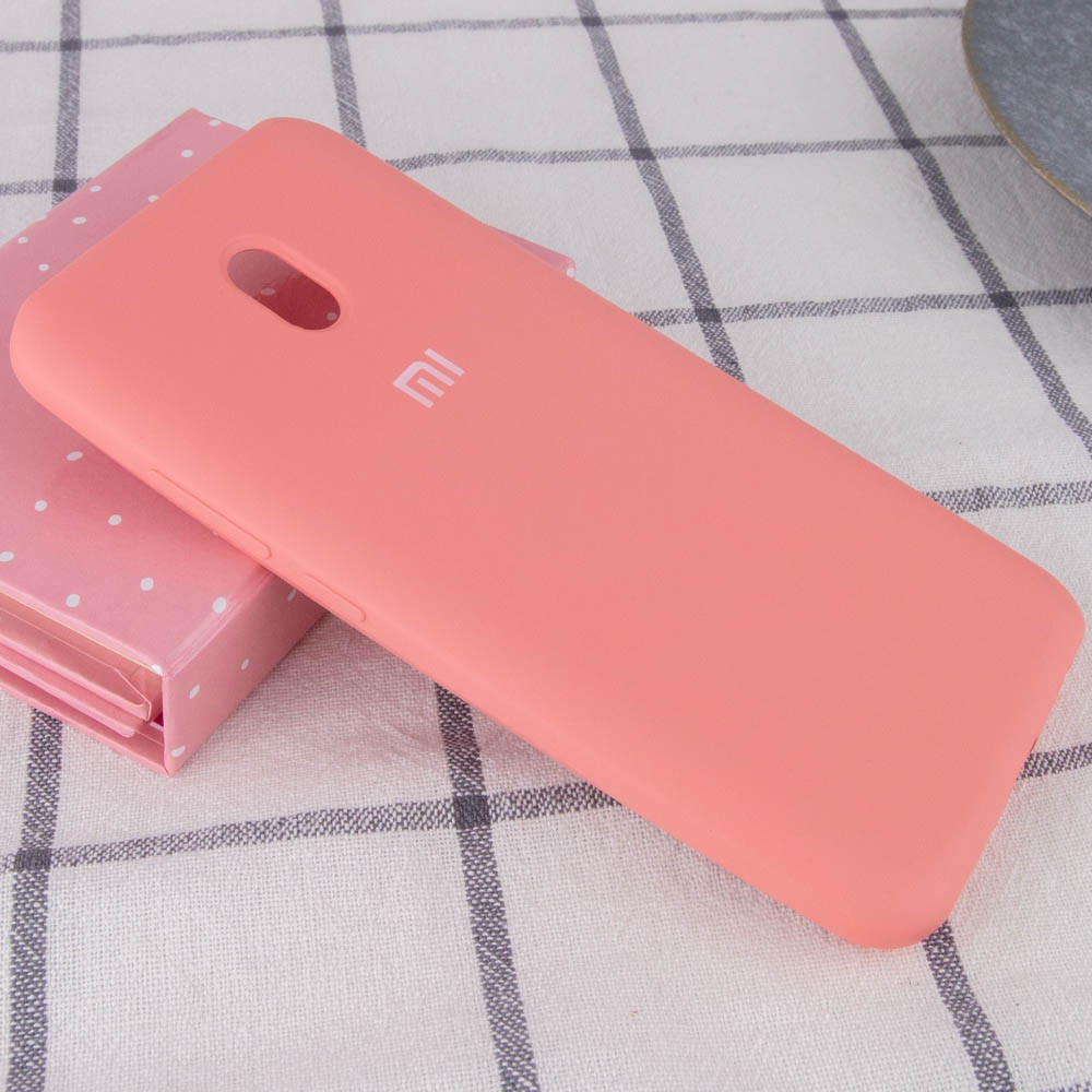 Silicone Cover Full Protective для Xiaomi Redmi 8A Peach-1