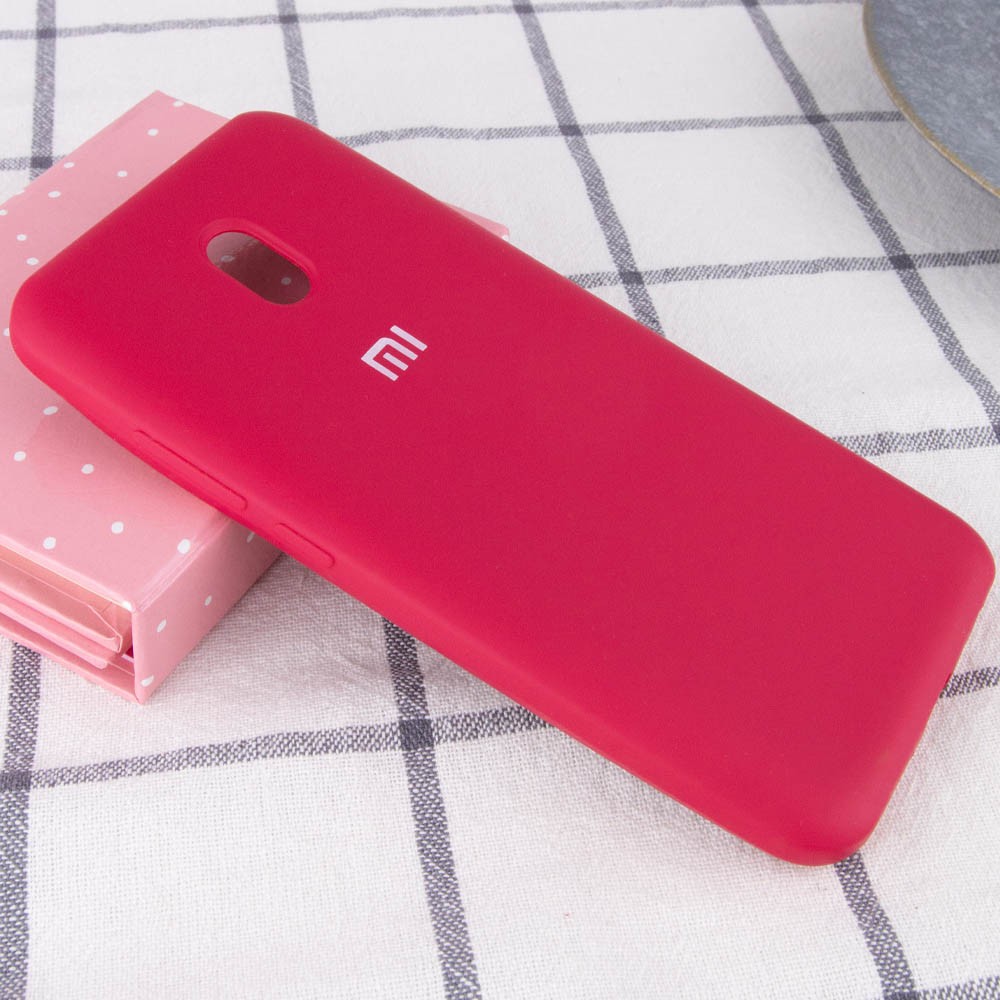 Silicone Cover Full Protective для Xiaomi Redmi 8A Hot Pink-1