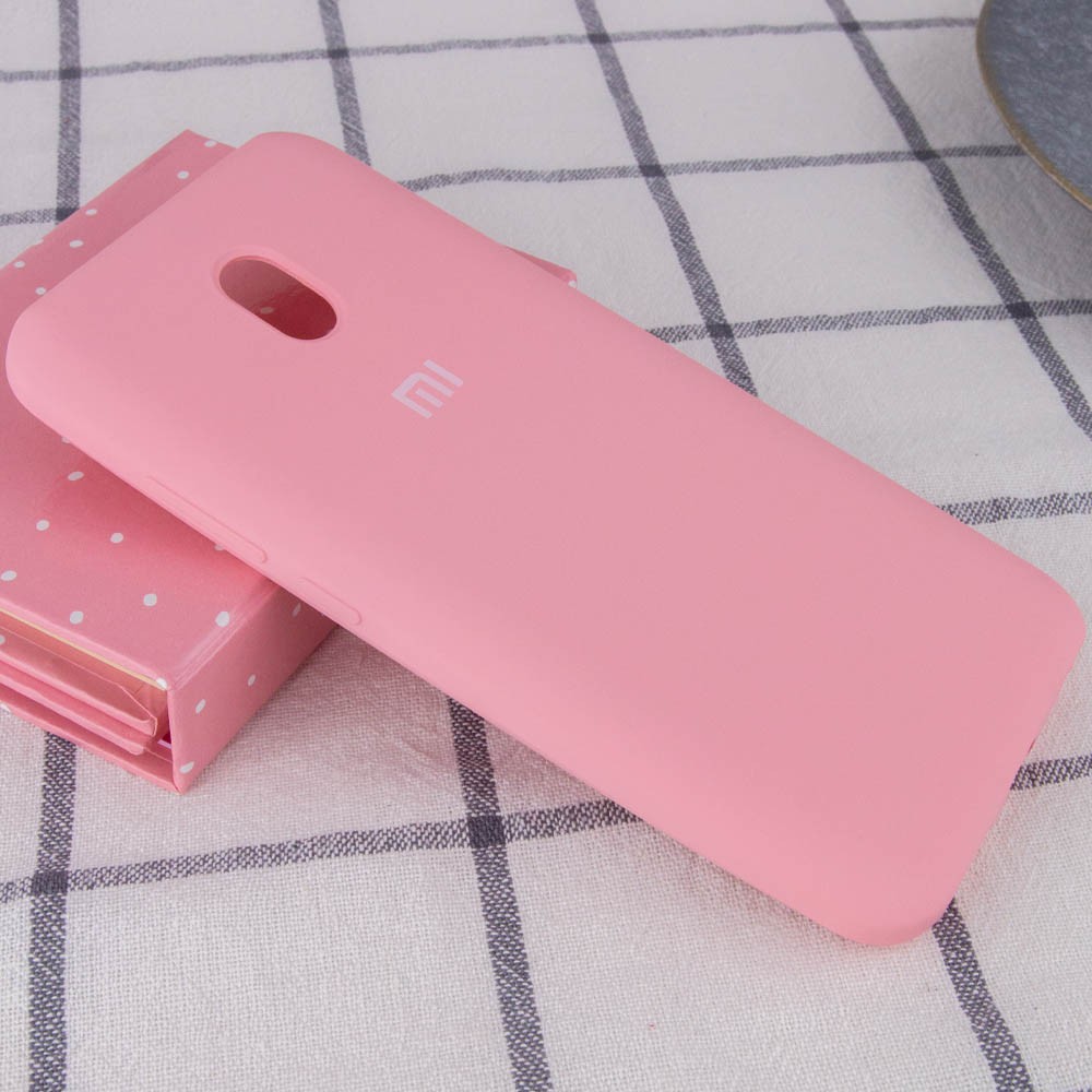 Silicone Cover Full Protective для Xiaomi Redmi 8A Pink-1