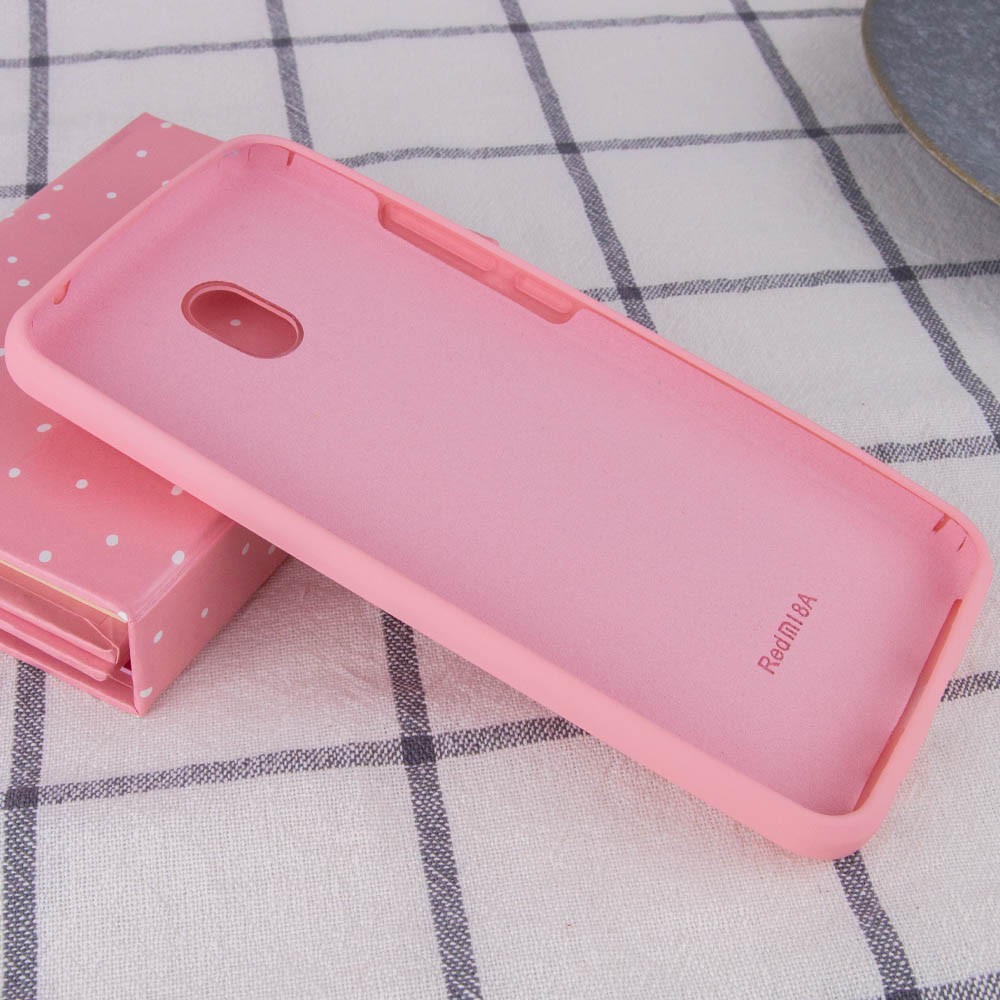 Silicone Cover Full Protective для Xiaomi Redmi 8A Pink-2