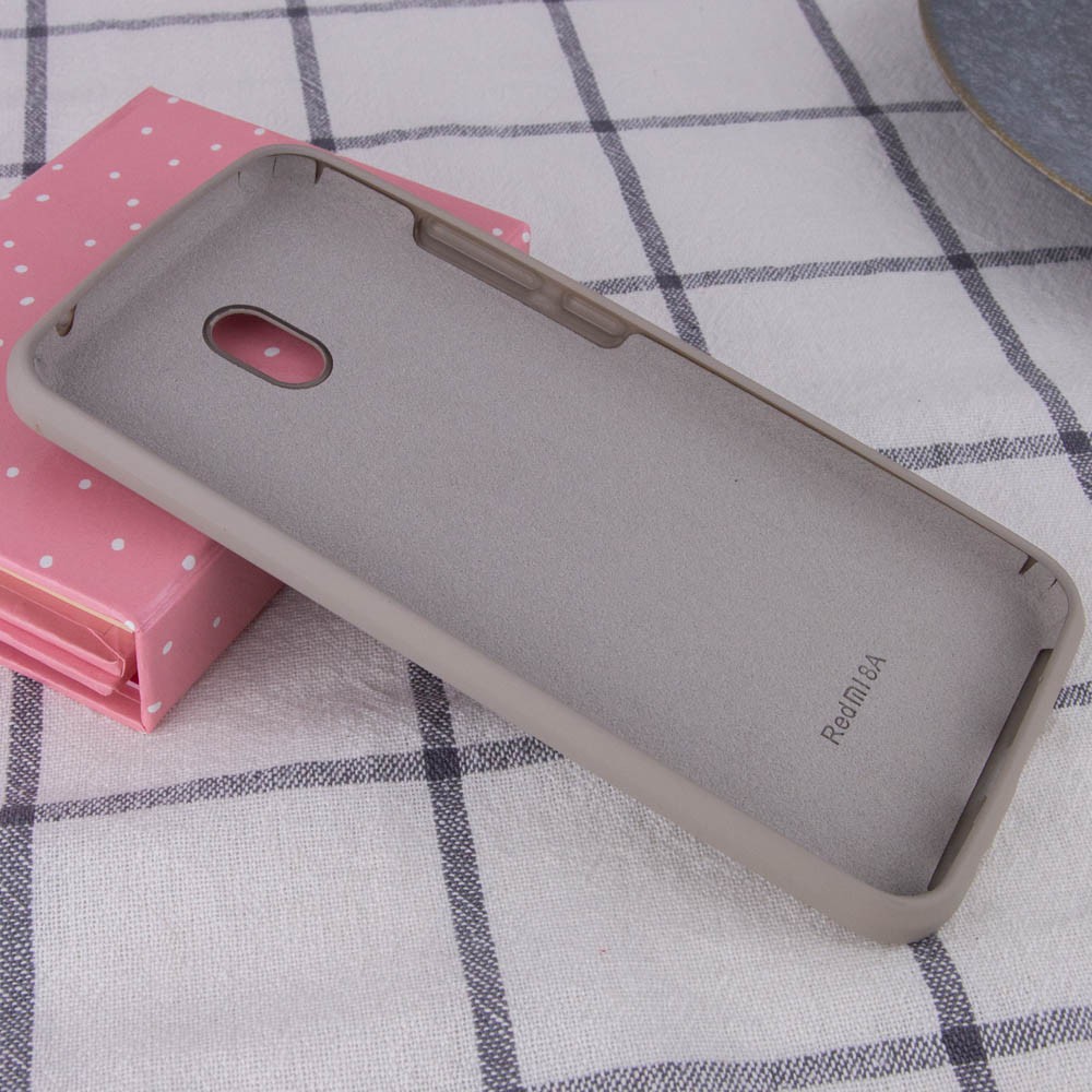 Silicone Cover Full Protective для Xiaomi Redmi 8A Gray-2