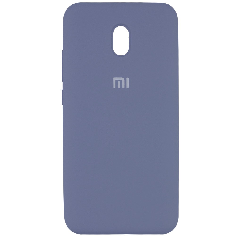 Silicone Cover Full Protective для Xiaomi Redmi 8A Lavender Gray-0