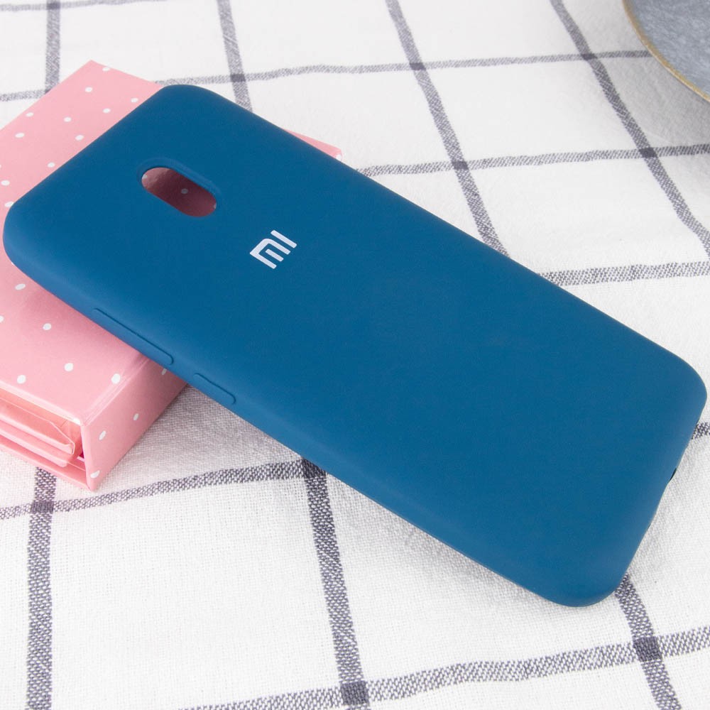 Silicone Cover Full Protective для Xiaomi Redmi 8A Cobalt-1