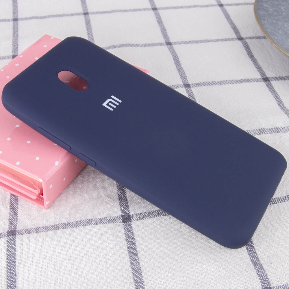 Silicone Cover Full Protective для Xiaomi Redmi 8A Dark Blue-1