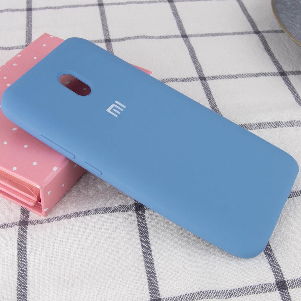 Silicone Cover Full Protective для Xiaomi Redmi 8A Denim Blue-1