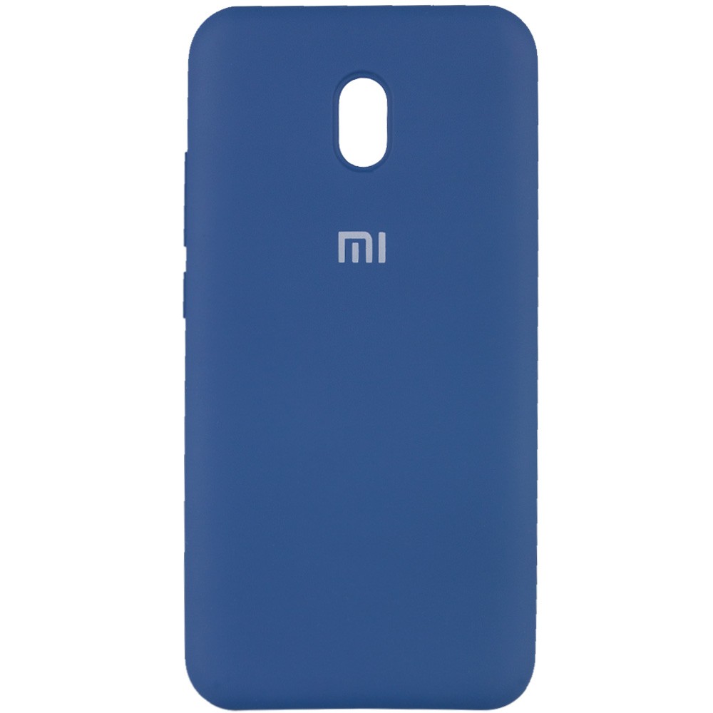 Silicone Cover Full Protective для Xiaomi Redmi 8A Navy Blue-0