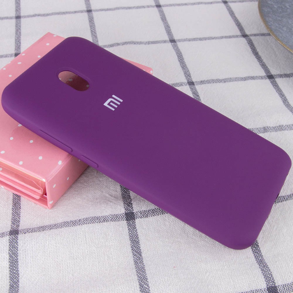 Silicone Cover Full Protective для Xiaomi Redmi 8A Grape-1