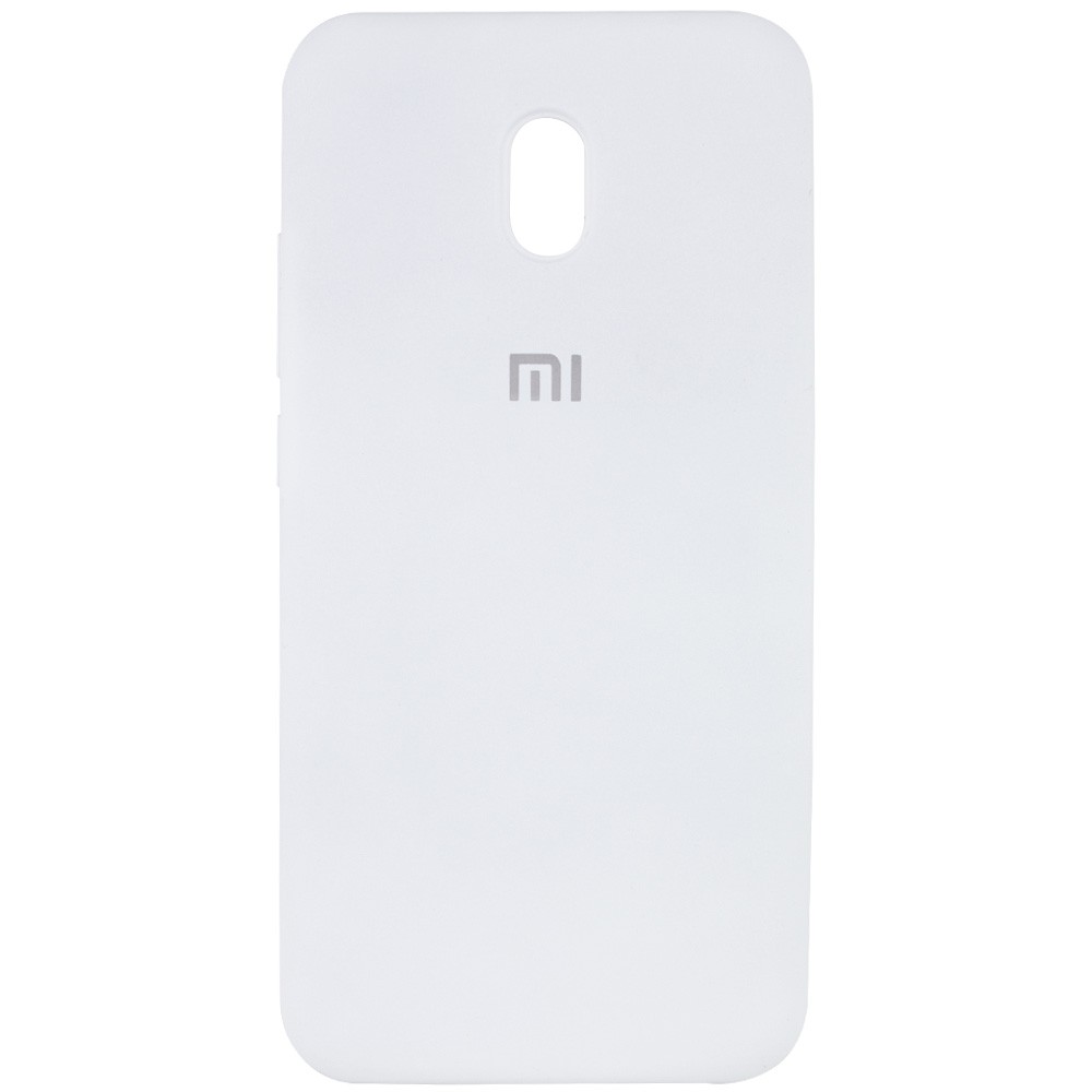 Silicone Cover Full Protective для Xiaomi Redmi 8A White-0