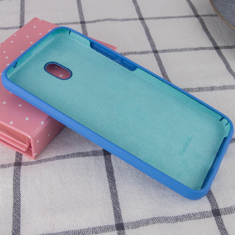 Silicone Cover Full Protective для Xiaomi Redmi 8A Azure-2