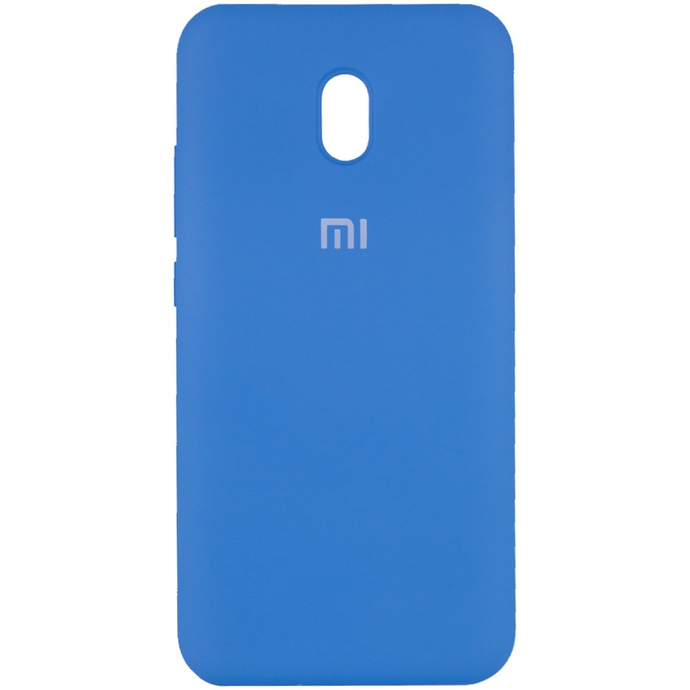 Silicone Cover Full Protective для Xiaomi Redmi 8A Azure-0