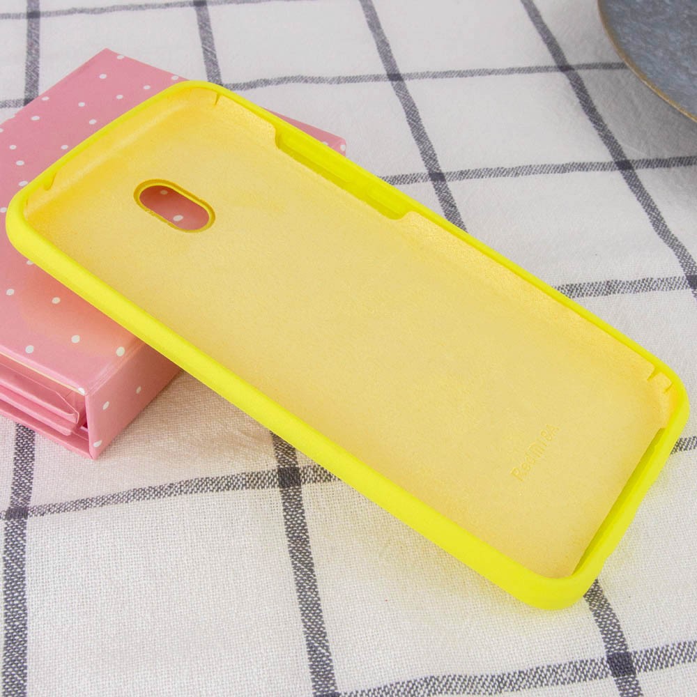 Silicone Cover Full Protective для Xiaomi Redmi 8A Yellow-2