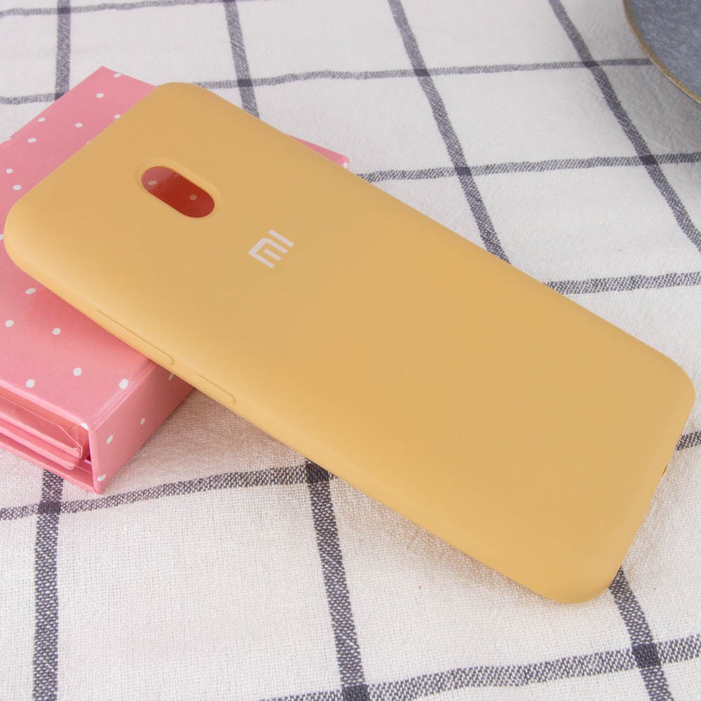 Silicone Cover Full Protective для Xiaomi Redmi 8A Gold-1