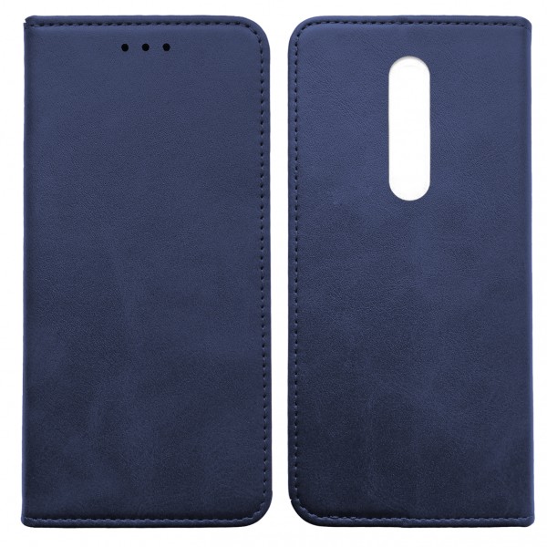 Книжка Black TPU Magnet для Xiaomi Redmi 8/8A синя-0