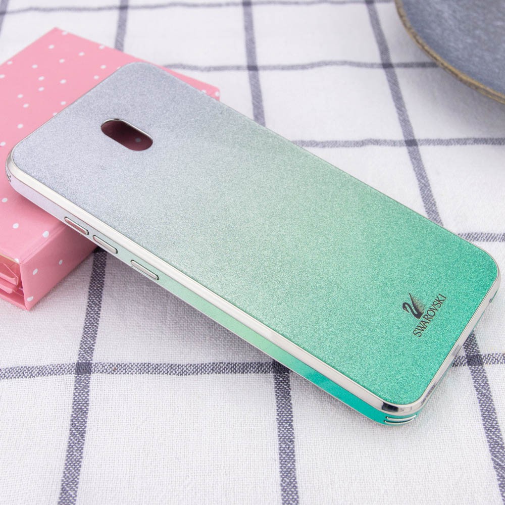 Накладка Glass SW для Xiaomi Redmi 8A  Бірюзова-1
