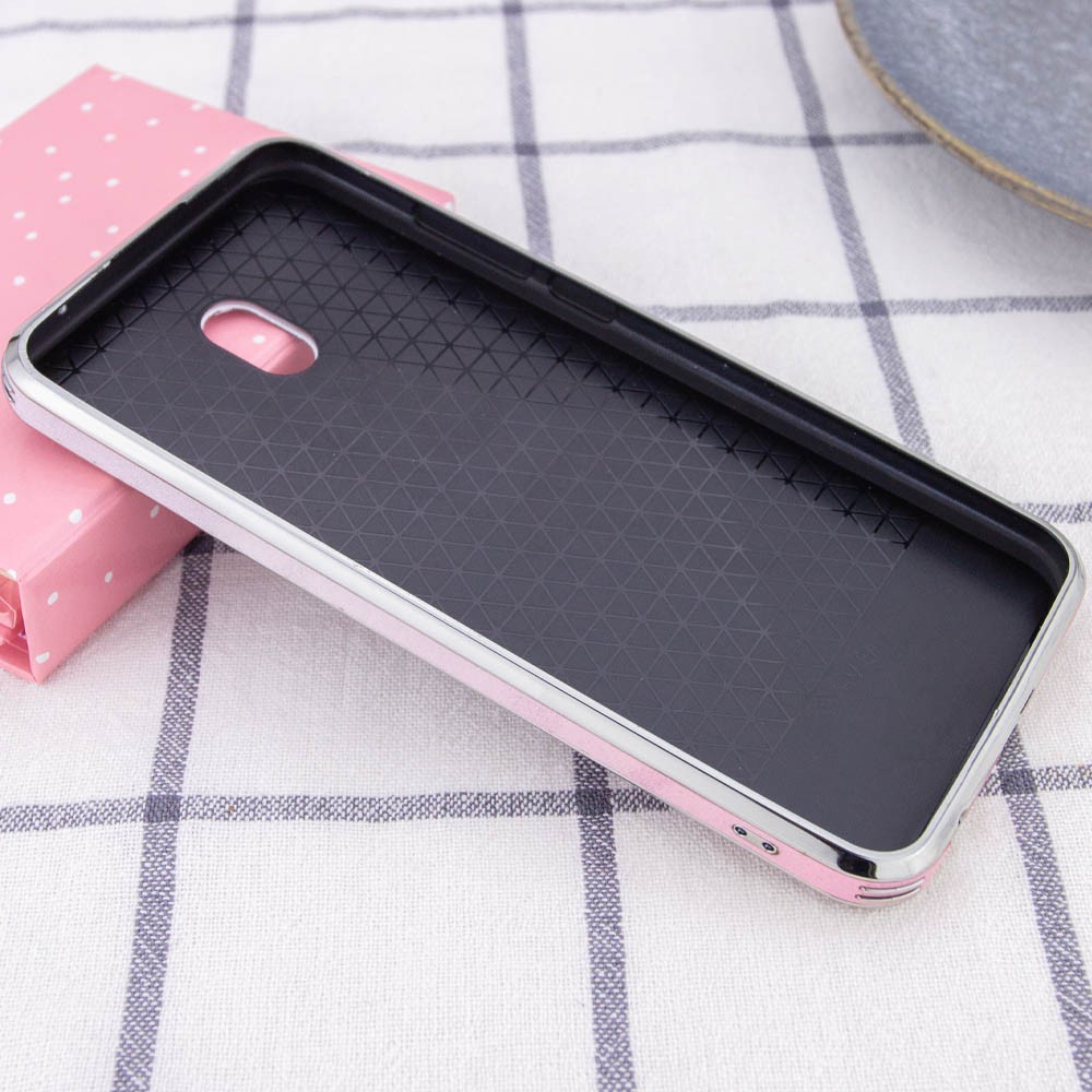 Накладка Glass SW для Xiaomi Redmi 8A  Рожева-2