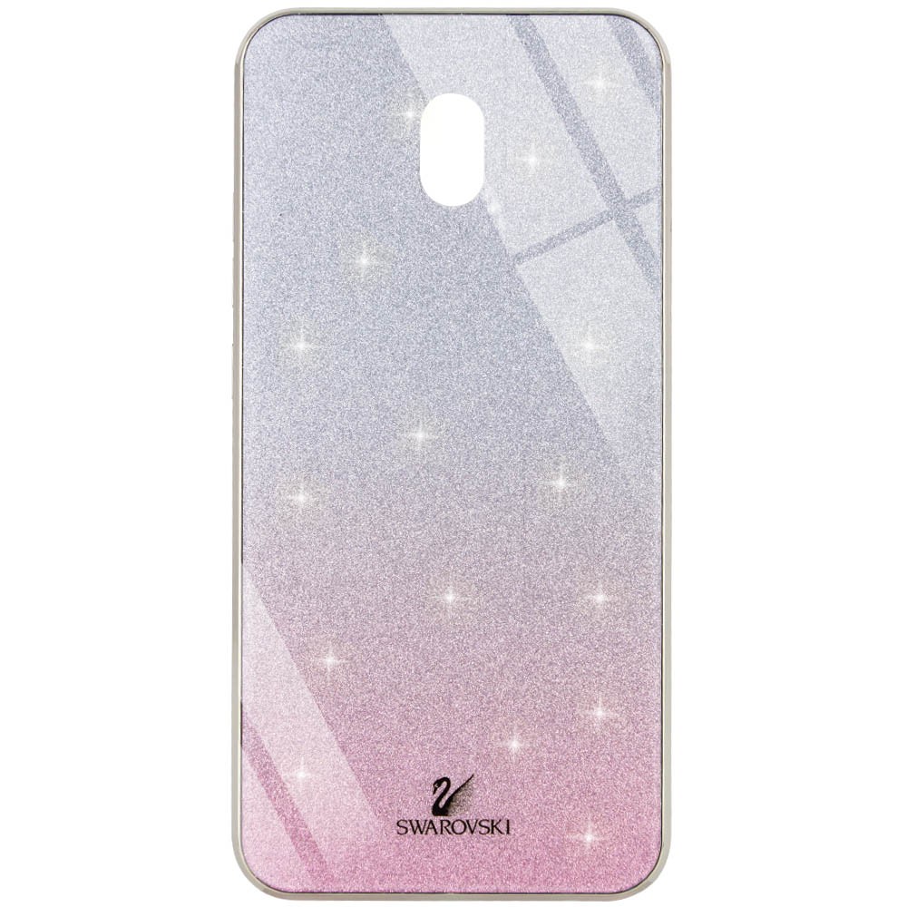 Накладка Glass SW для Xiaomi Redmi 8A  Рожева-0