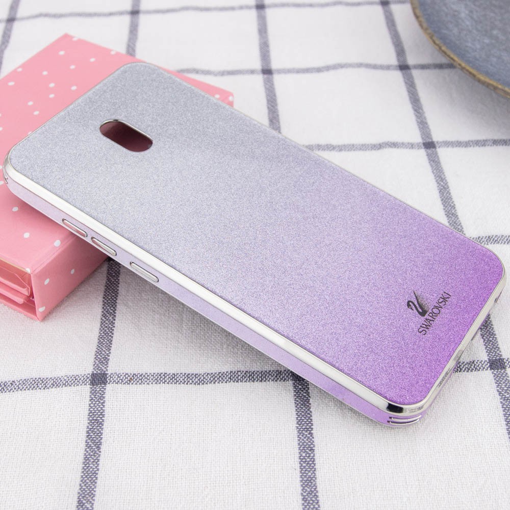 Накладка Glass SW для Xiaomi Redmi 8A  Фіолетова-1