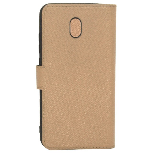 Книжка Bring Joy для Xiaomi Redmi 8A карбон рожеве золото-1