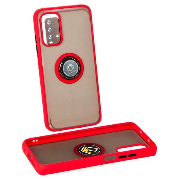 Накладка Totu Gingle Ring для Xiaomi Redmi 9T/Poco M3 червона-0