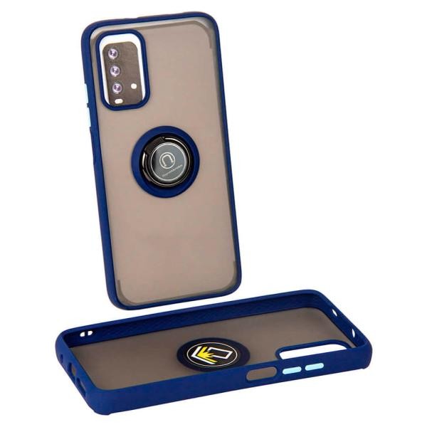 Накладка Totu Gingle Ring для Xiaomi Redmi 9T/Poco M3 темно-синя-0