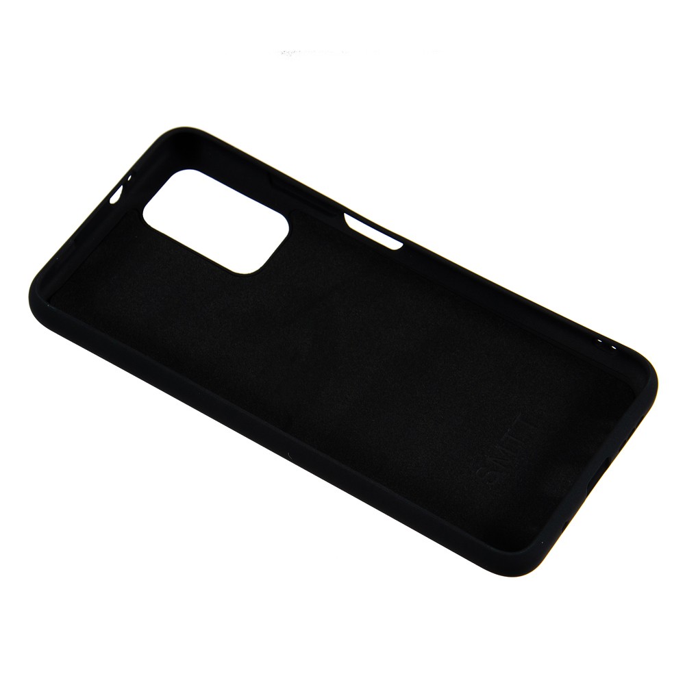 Накладка Silicone case SMTT для Xiaomi Redmi  9T/Poco M3  (Black)-2