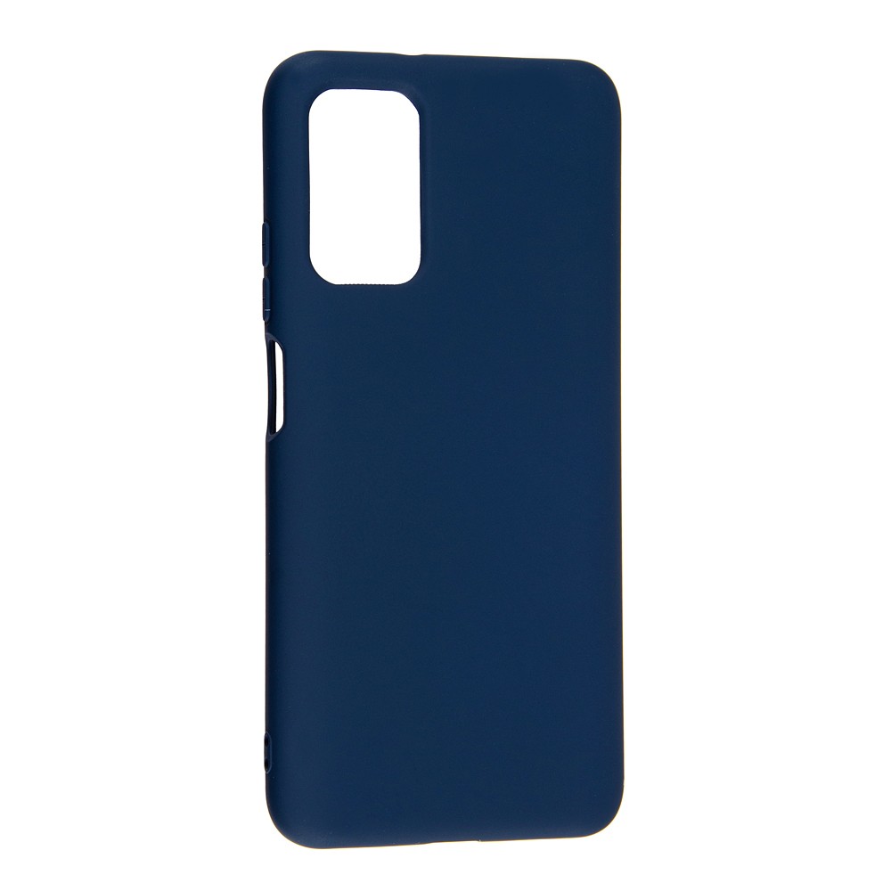 Накладка Silicone case SMTT для Xiaomi Redmi  9T/Poco M3  (Blue)-0