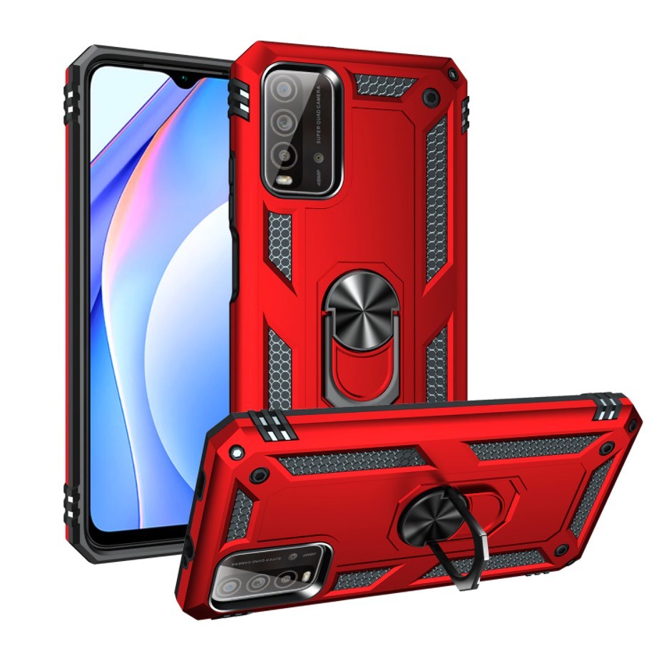 Накладка Camshield Serge Ring для Xiaomi Redmi Note 9 4G /Redmi 9T/Redmi 9 Power/Poco M3 Red-0