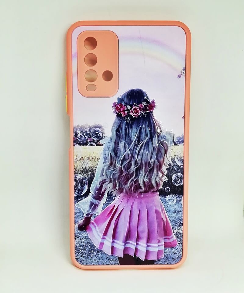 Накладка Totu Gingle Print для Xiaomi Redmi 9TДівчина у віночку-0