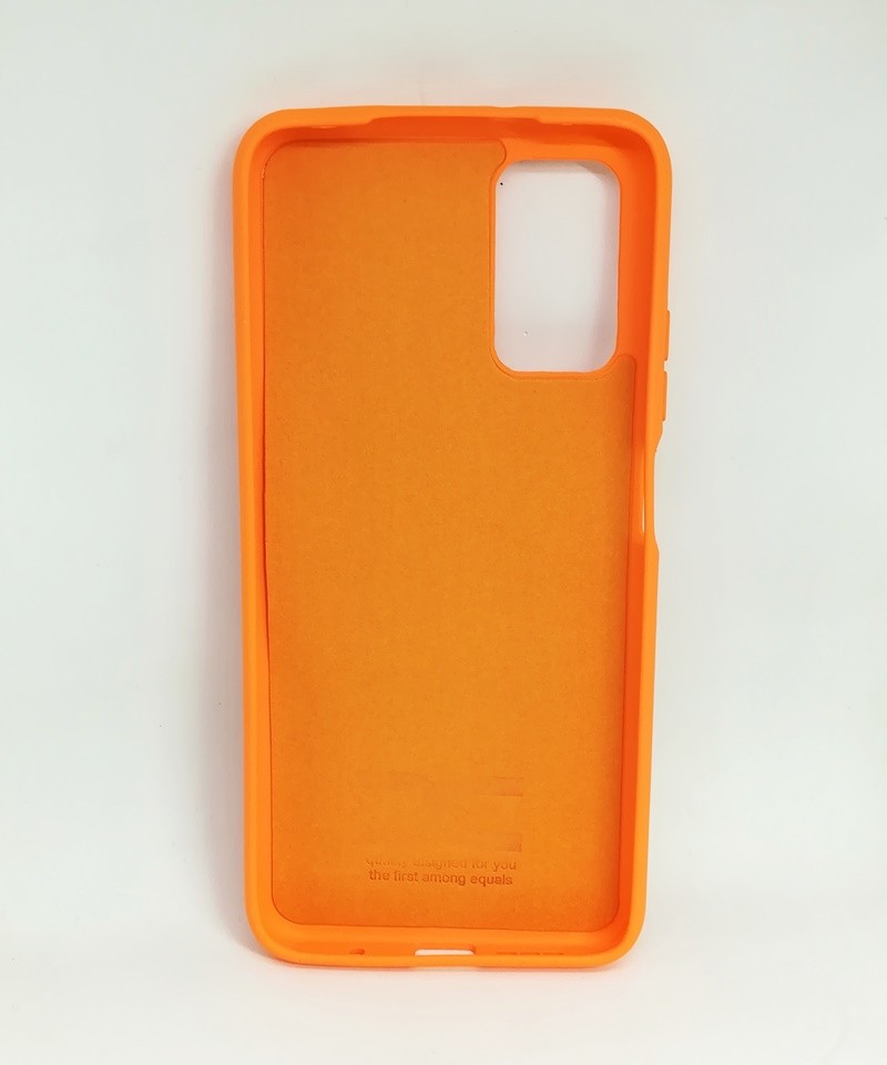 Накладка Soft Silicone Case для Xiaomi Redmi 9T/Poco M3 помаранчева-1