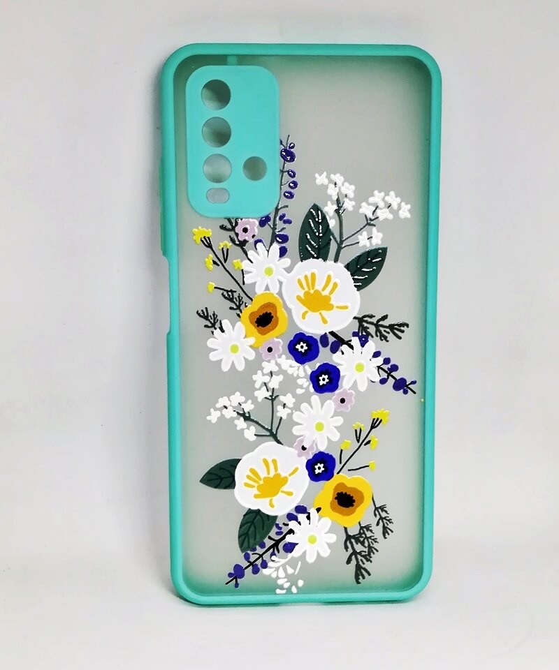 Накладка Totu Gingle Print для Xiaomi Redmi Note 9 4G / Redmi 9 Power / Redmi 9T  Білі квіти-0
