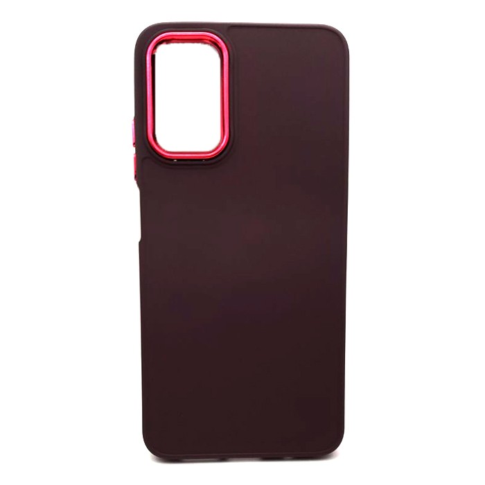 Накладка Lux Matte з мікрофіброю Xiaomi Redmi 9T/Poco M3 Marsala-0