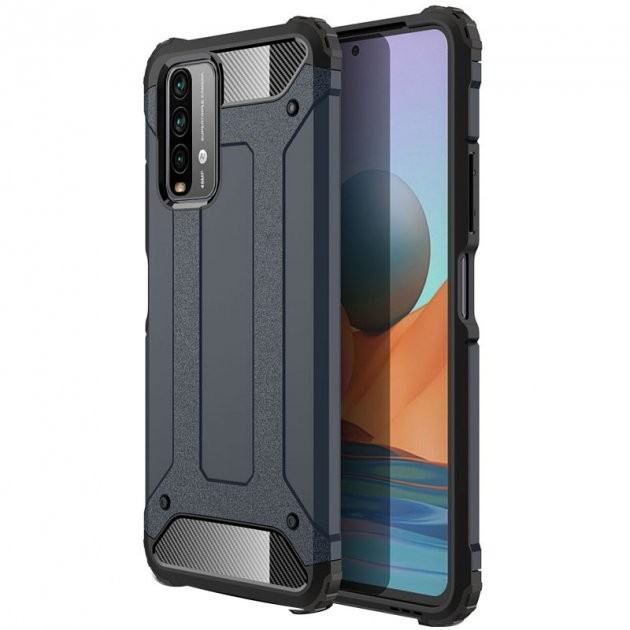 Накладка  Armor для Xiaomi Redmi 9T темно-синя-0