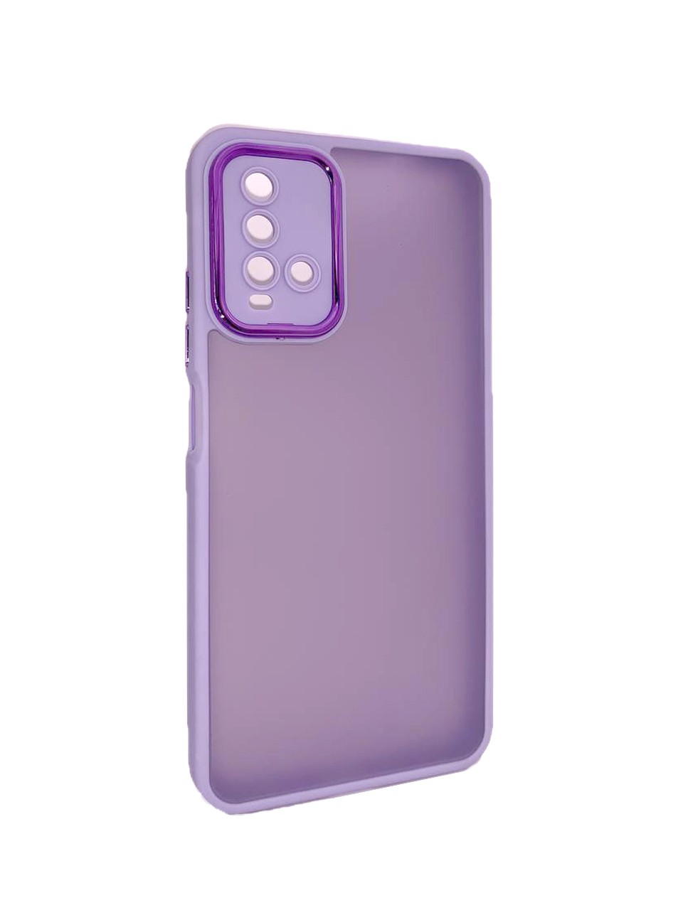 Накладка Luxury Metal Lens для Xiaomi Redmi 9T Бузкова-0