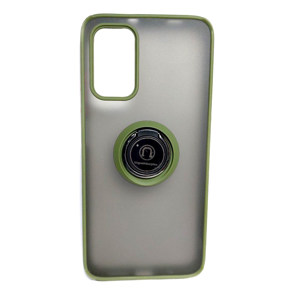 Накладка Totu Gingle Ring для Xiaomi Redmi 9T/Poco M3 оливкова-0