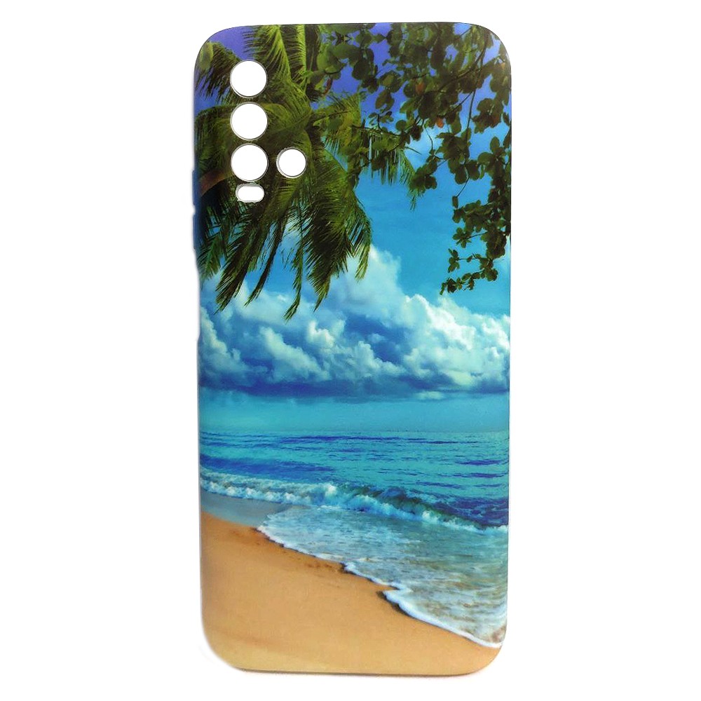 Накладка Silicone Case Picture для Redmi 9T Мальдіви-0