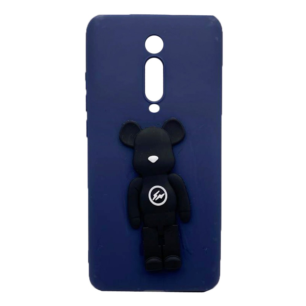 Чохол силіконовий "Bear" для Xiaomi Mi 9T (Синій)-0
