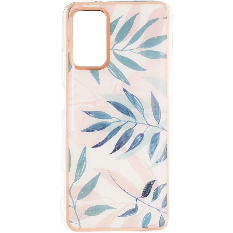 Накладка Leaf Case для Xiaomi Redmi 9T/Poco M3 Pink grass-0