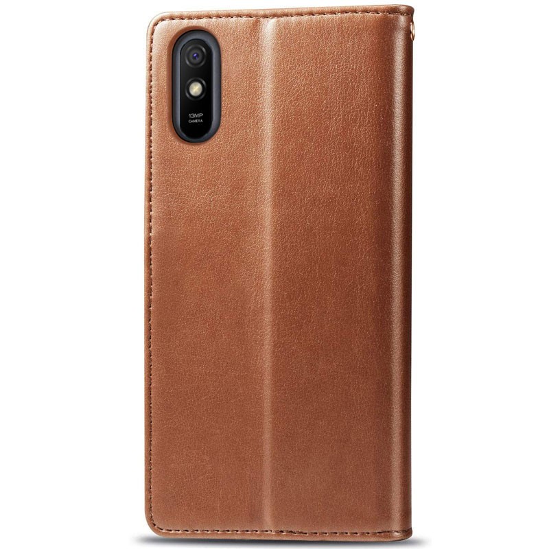Книжка GETMAN Gallant для Xiaomi Redmi 9A коричнева-1