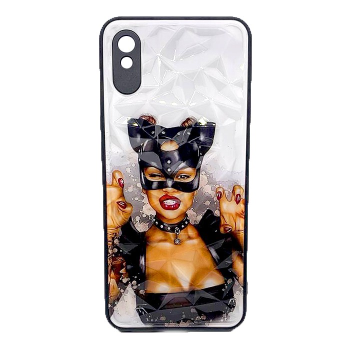 Накладка Ladies для Xiaomi Redmi 9A Жінка-кішка-0