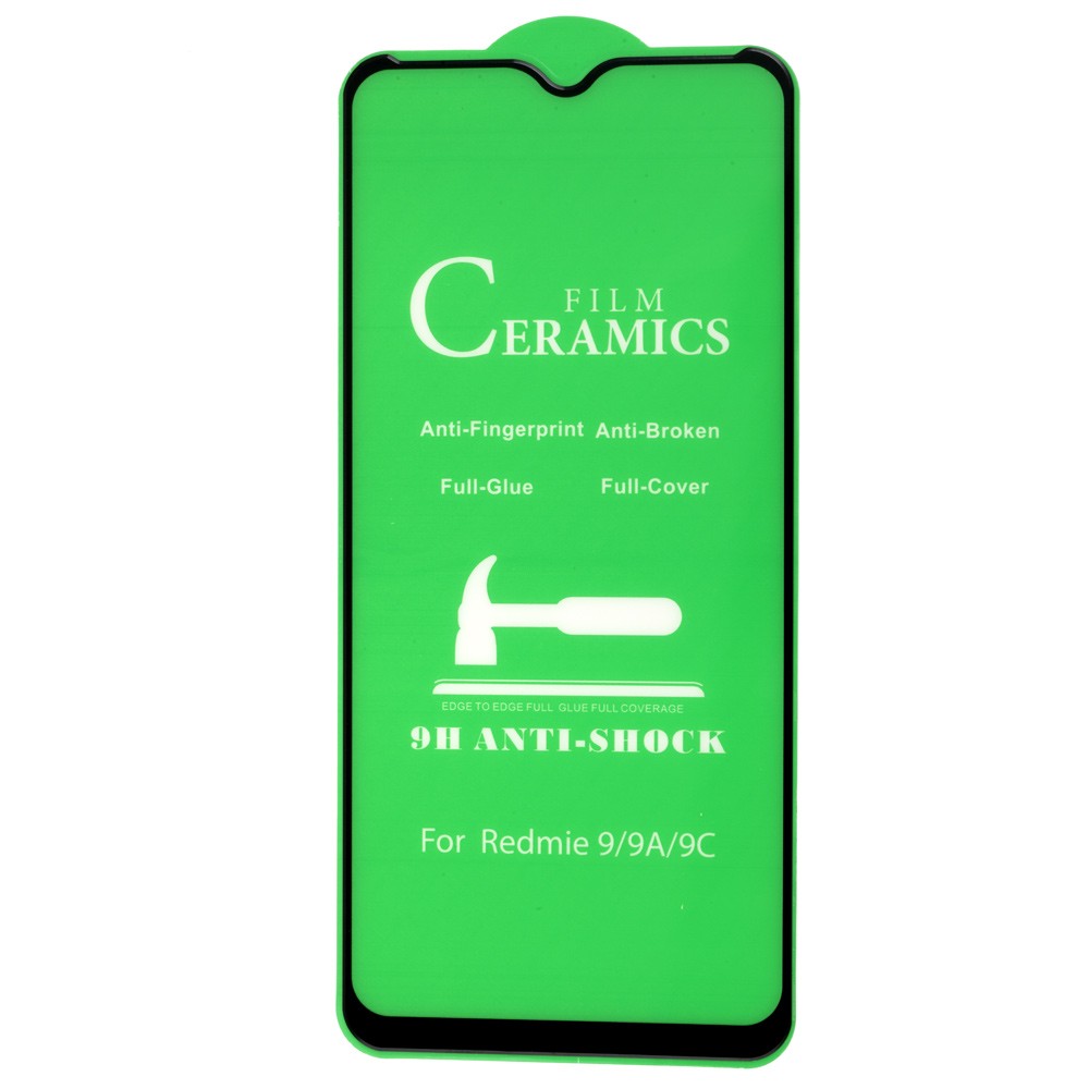 Гнучке скло Ceramic для Xiaomi Redmi 9A/9C/10A/A1/A1Plus/A2/A2Plus глянцеве (м`яка упаковка)-0