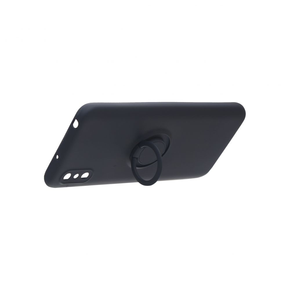 Накладка ColorRing з кільцем для Xiaomi Redmi 9A темно-синя-3